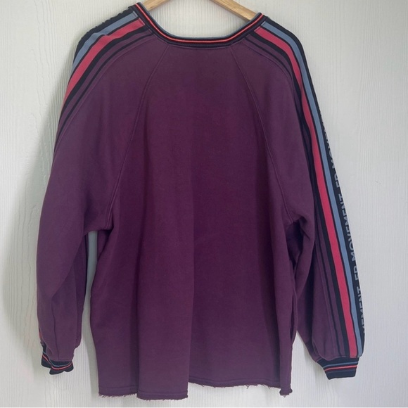 Free People - Birdie Pullover Black Tea Oversized Pocket Sweatshirt Size XS - Picture 9 of 12